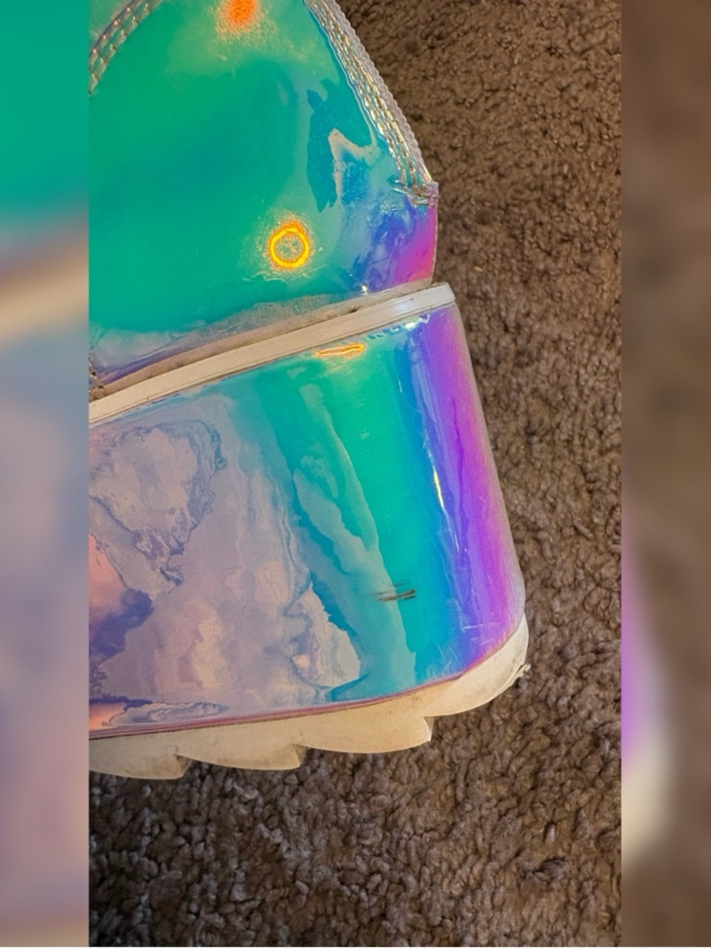YRU Karma Alien Holographic Platform Boots - Picture 4 of 8